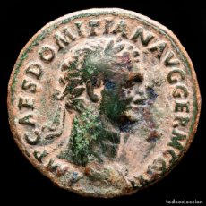 Monedas Imperio Romano: DOMICIANO. AS DE BRONCE. ROMA 85 DC. - SALVTIS AVGVSTI ALTAR.. Lote 366199471