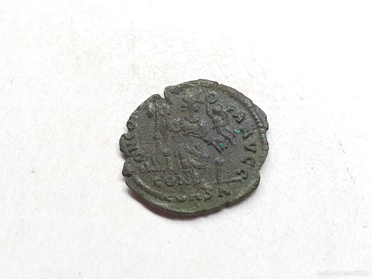 Monedas Imperio romano: Follis Arcadius em bronze (Escassa) - Foto 3