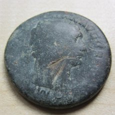 Monnaies Empire Romain: SESTERCIO DE TRAJANO 98-117 DIÁMETRO 3,2 CMS. Lote 376574649