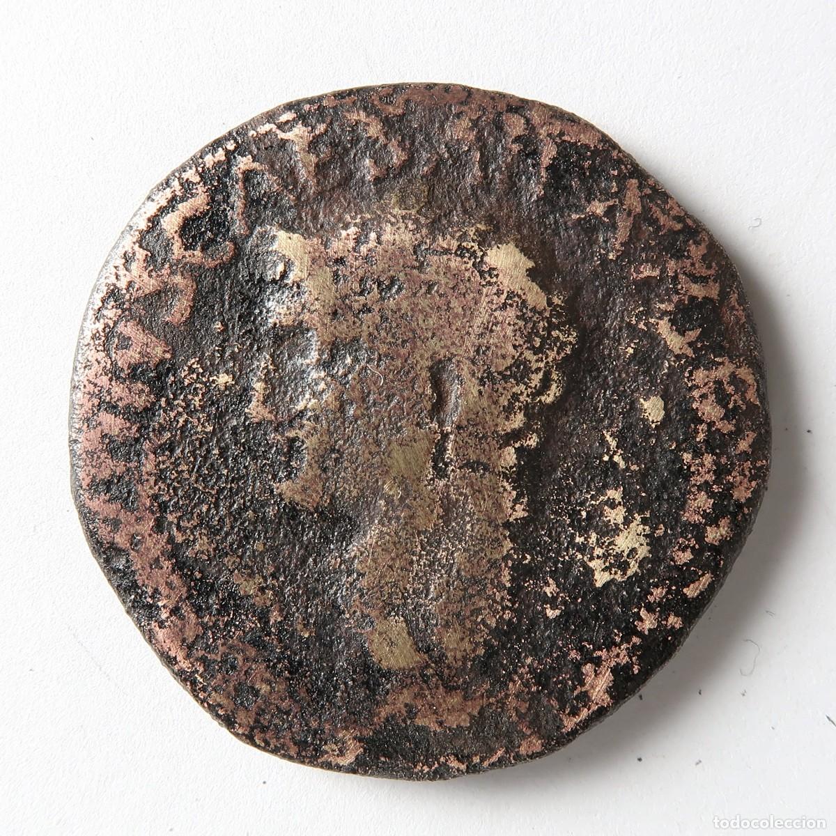 Monedas Imperio romano: dupondio de Claudio - Foto 1