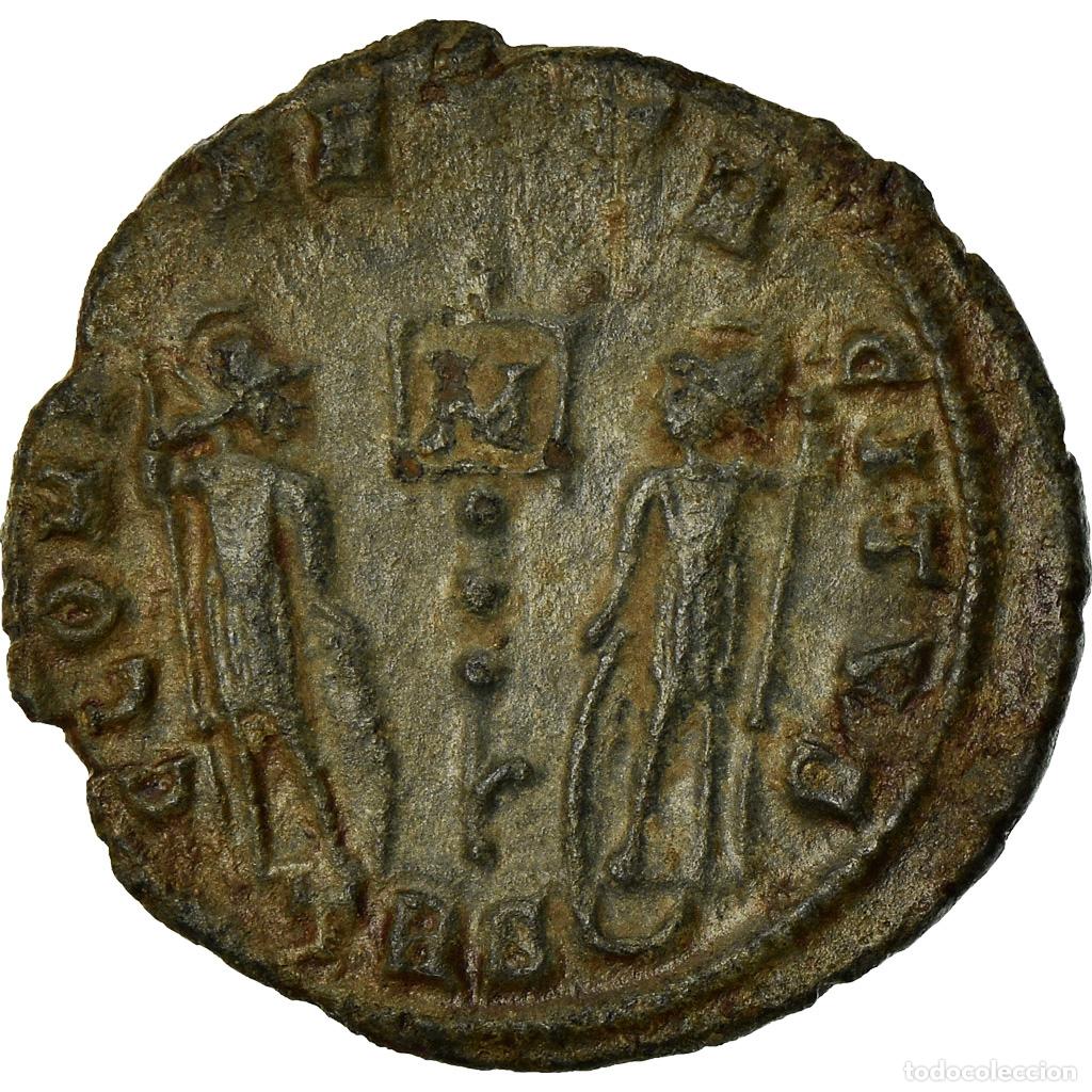 Monedas Imperio romano: [#862156] Moneda, Constans, Nummus, Trier, MBC, Cobre - Foto 2