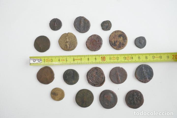 Monedas Imperio romano: LOTE DE 17 MONEDAS ROMANAS A IDENTIFICAR. - Foto 1