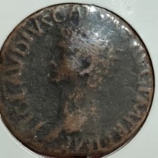Monedas Imperio Romano: ANTIGUA MONEDA ROMANA AS TIBERIO CLAUDIO AÑO 41DC.ACUÑADA EN ROMA. Lote 385581754