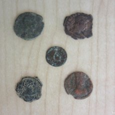 Monedas Imperio Romano: 5 MONEDAS DIFERENTES ROMANAS. Lote 386953919