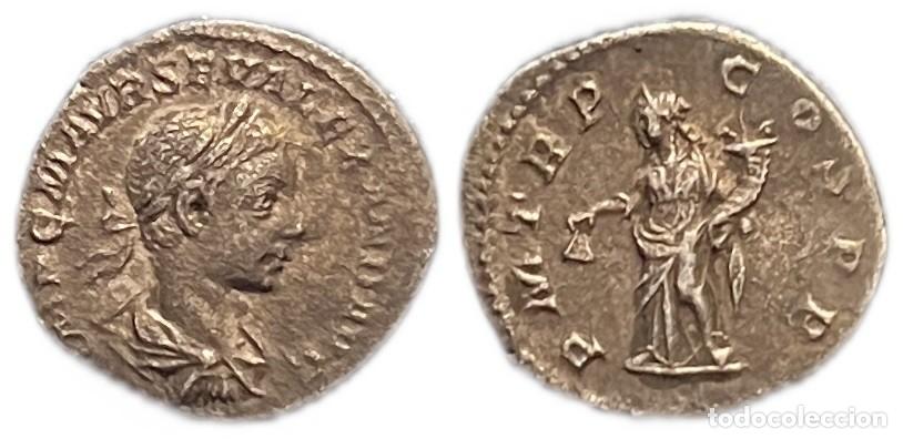 Monedas Imperio romano: IMPERIO ROMANO. ALEJANDRO SEVERO. DENARIO LIBERTAD - Foto 3