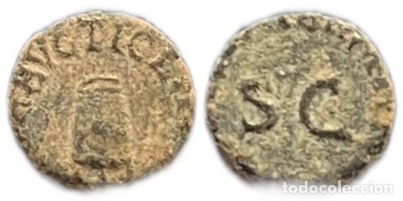 Monedas Imperio romano: IMPERIO ROMANO. CLAUDIO. CUADRANTE - Foto 3