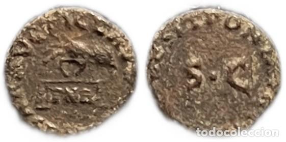 Monedas Imperio romano: IMPERIO ROMANO. CLAUDIO. CUADRANTE - Foto 3