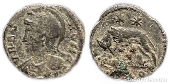 Monedas Imperio romano: IMPERIO ROMANO. VRBS ROMA. MEDIO CENTENIONAL - Foto 3