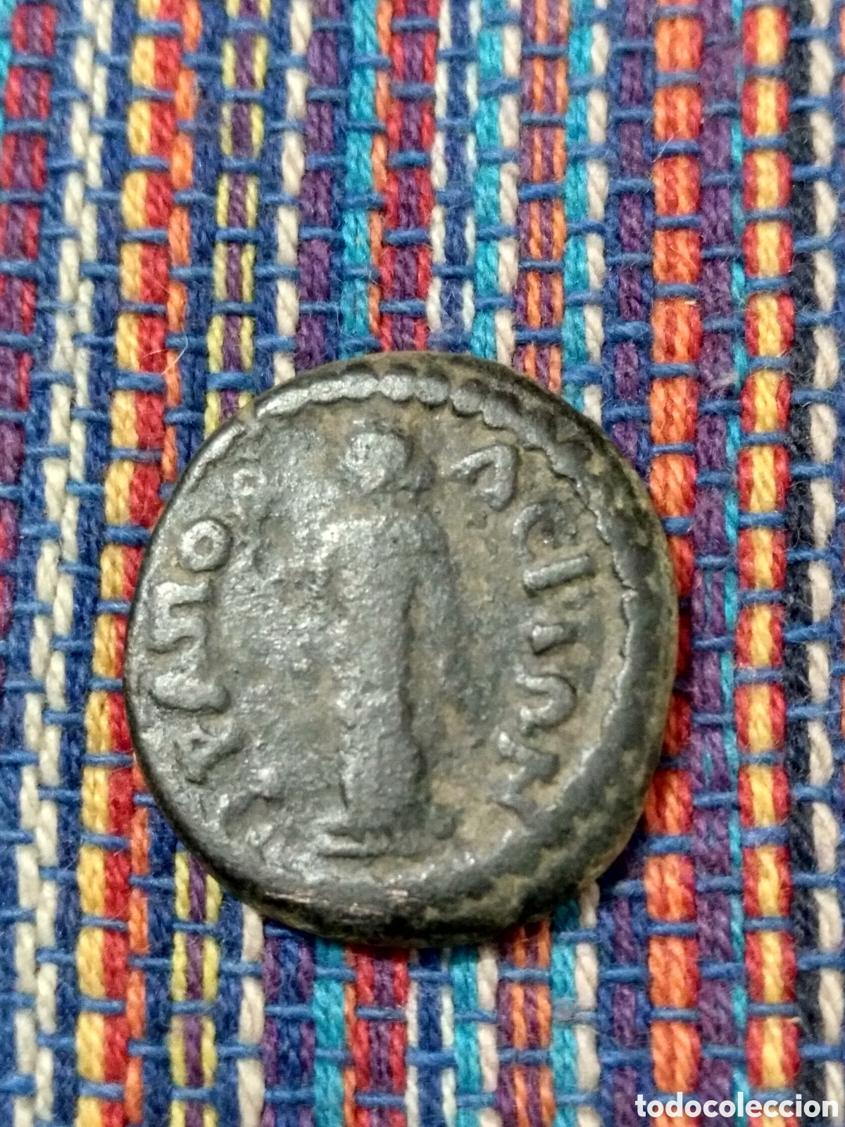 Monedas Imperio romano: BRONCE COLONIAL ROMANO 18 MM. CON EL DIOS SERAPIS - Foto 2