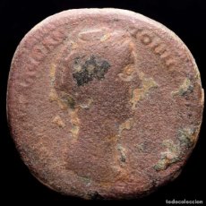 Monedas Imperio Romano: FAUSTINA I - SESTERCIO DE BRONCE ACUÑADO EN ROMA.. Lote 400907444