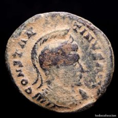 Monedas Imperio Romano: CONSTANTINO I, Æ FOLLIS - LONDRES (LONDINUM) VIRTVS EXERCIT / PLON. Lote 400911164