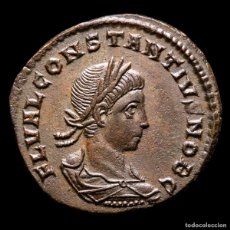 Monedas Imperio Romano: CONSTANCIO II CESAR - Æ FOLLIS ROMA PROVIDENTIAE CAESS // RQ. Lote 401009104