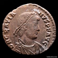 Monedas Imperio Romano: GRACIANO - MAIORINA REPARATIO REIPVB / LVGP. Lote 401097239