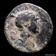 Monedas Imperio Romano: TRAJAN (98-117 DC.) CUADRANTE DE BRONCE. / JABALI. ROMA. Lote 401123529