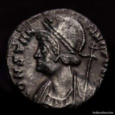 Monedas Imperio Romano: CONSTANTINOPOLIS 1/2 FOLLIS TRIER TRP CORONA EN CAMPO CONMEMORATIVA. Lote 401123604