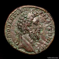 Monedas Imperio Romano: COMODO SESTERCIO. CADUCEO ENTRE DOS CORNUCOPIAS. EXCELENTE Y RARO. Lote 401390849