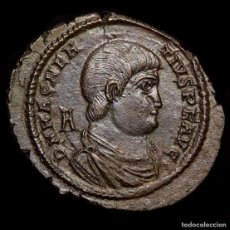 Monedas Imperio Romano: IMPERIO ROMANO - MAGNENCIO. Æ MAIORINA. DOS VICTORIAS E / IS // PAR. Lote 401390884