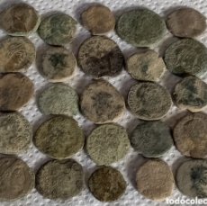 Monedas Imperio Romano: LOTE 25 MONEDAS ROMANAS DE BAJO IMPERIO. Lote 402238779