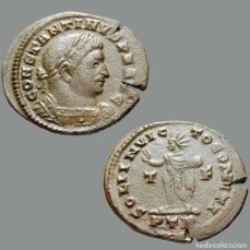 Monedas Imperio Romano: CONSTANTINO I, Æ FOLLIS TRIER SOLI INVICTO COMITI T-F PTR. 772-M. Lote 403473284