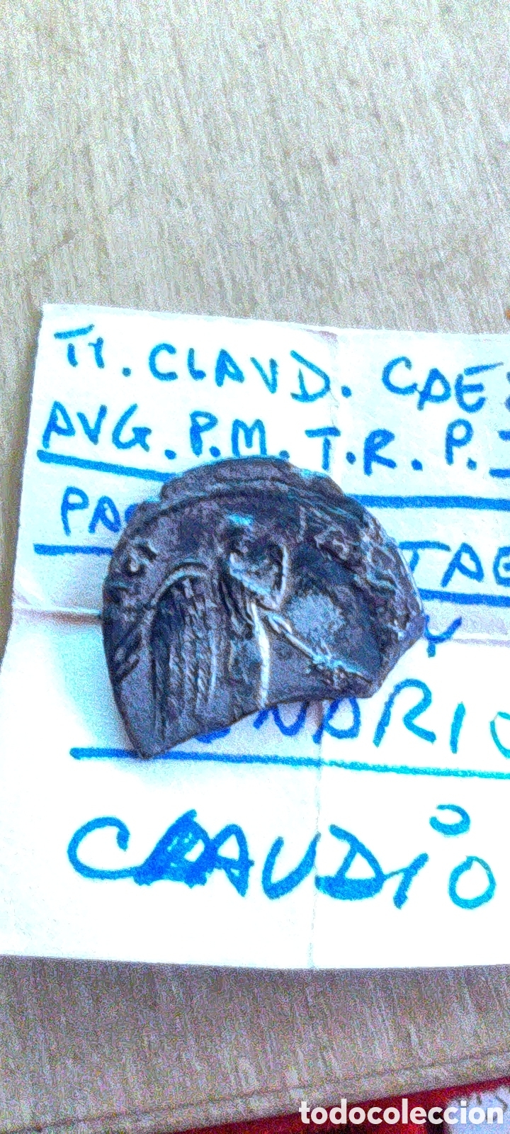 Monedas Imperio romano: Denario Claudio Caesar - Foto 2