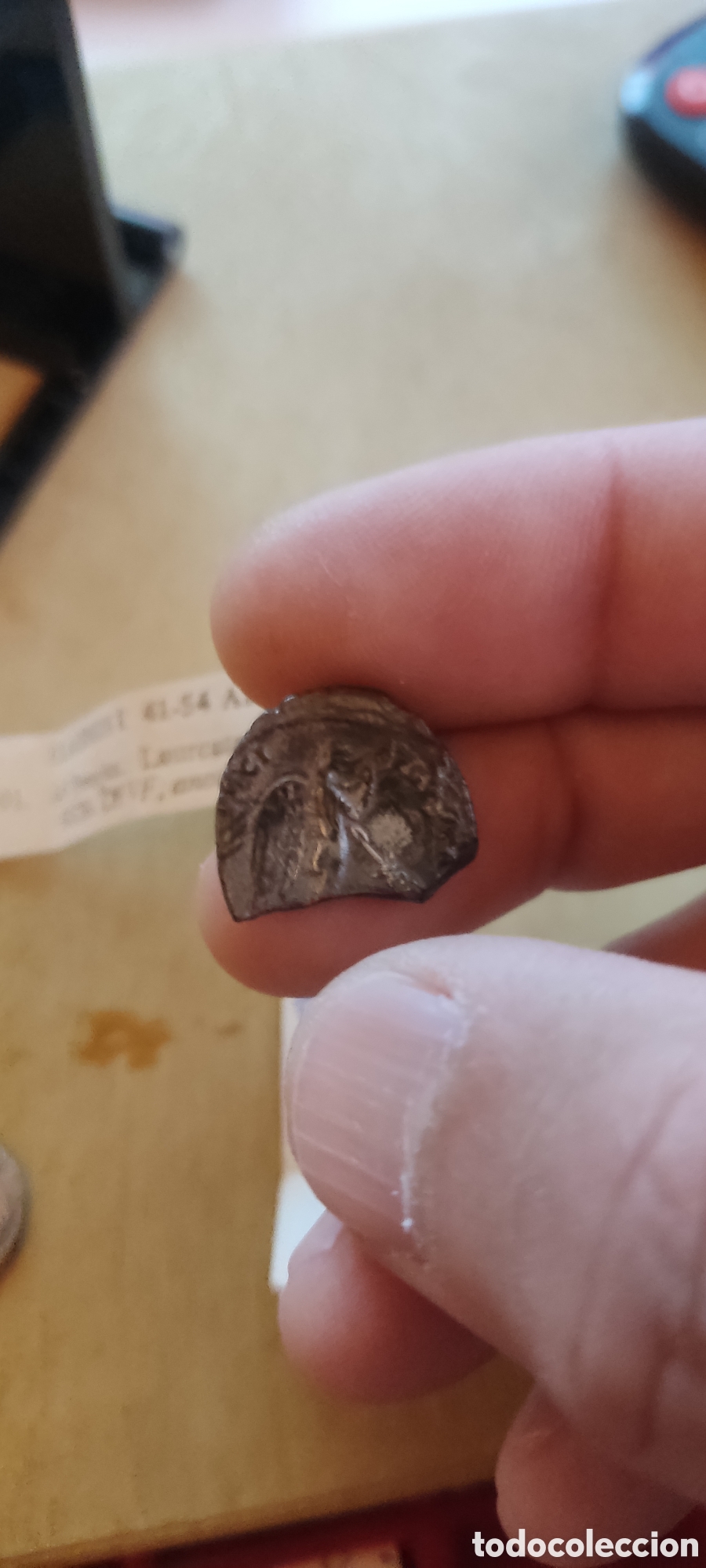 Monedas Imperio romano: Denario Claudio Caesar - Foto 4