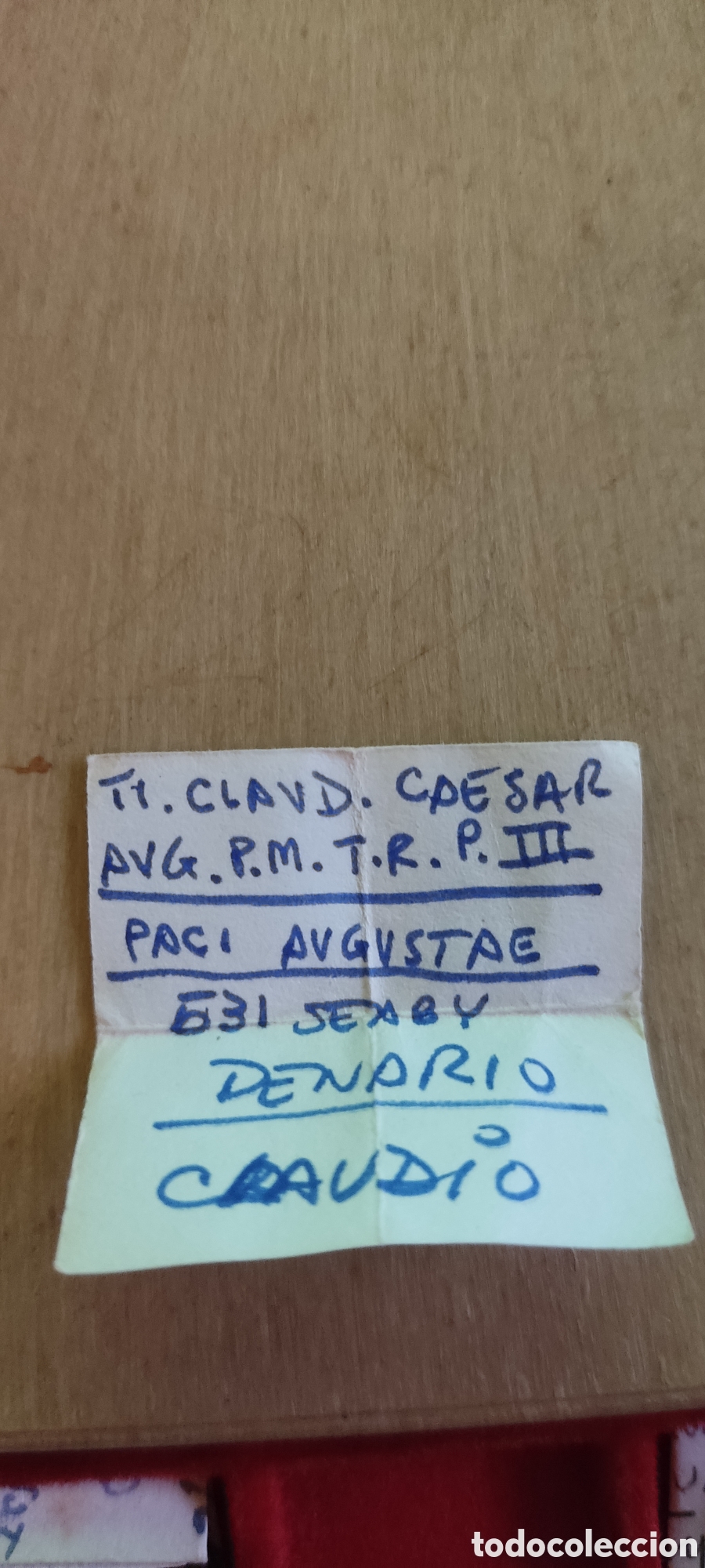 Monedas Imperio romano: Denario Claudio Caesar - Foto 5