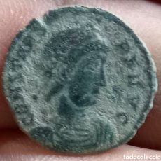 Monedas Imperio Romano: CONSTANTE CENTENIONAL GLORIA EXERCITUS OJO Y G EN ESTANDARTE SMRL ARLES