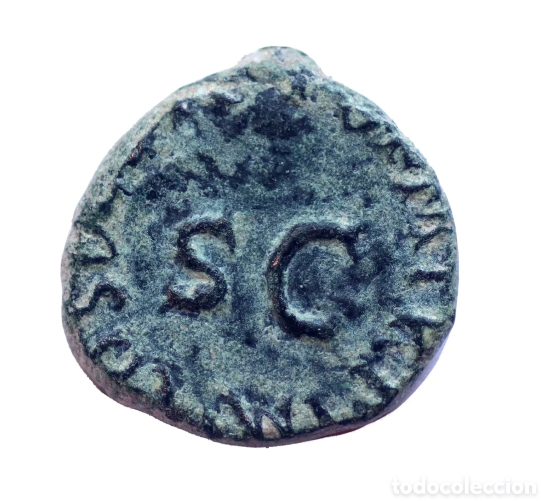 Monedas Imperio romano: CUADRANTE CLAUDIO MODIO 42 D.C. - Foto 2