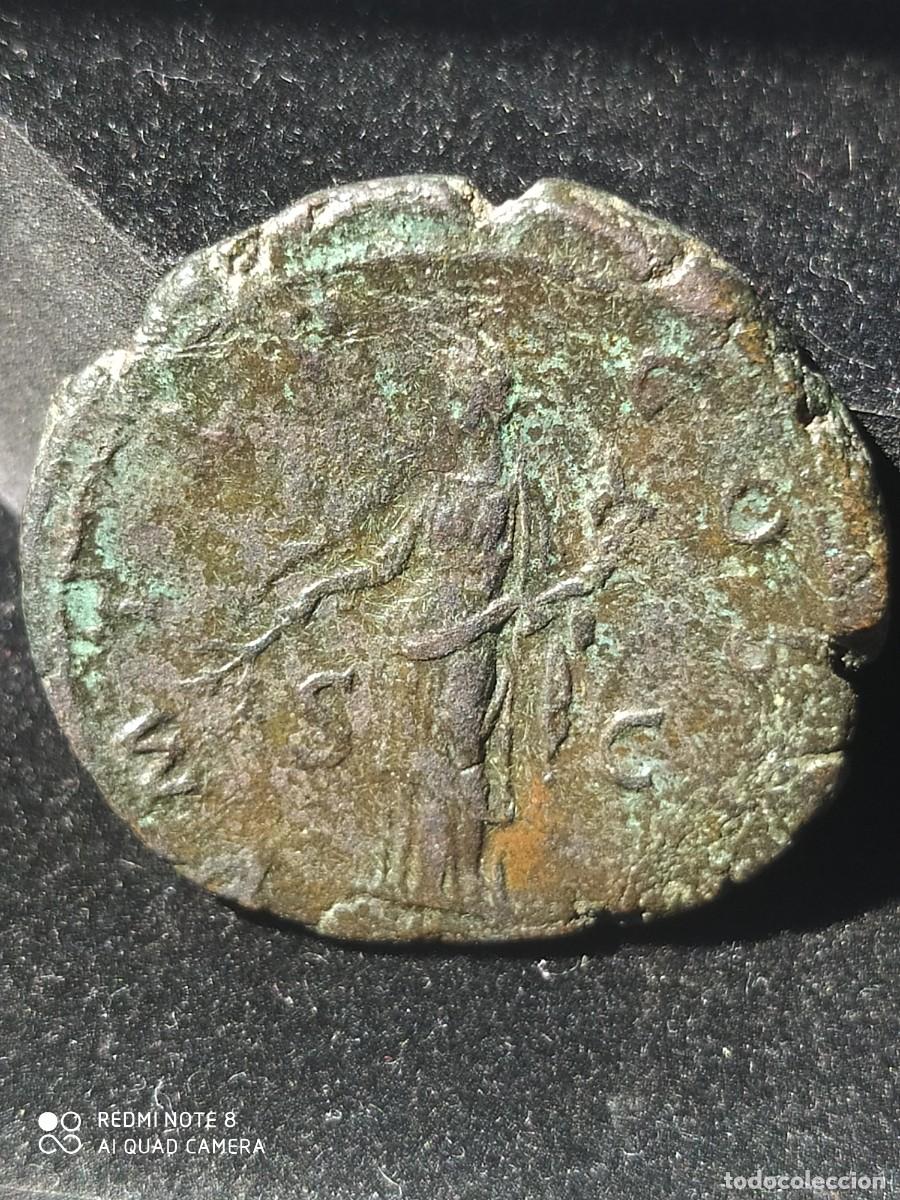 Monedas Imperio romano: As de Adriano. RIC 616 - Foto 4