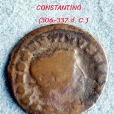 Monedas Imperio Romano: ROMA IMPERIO.- CONSTANTINO- EMP.(306-337 D. C.). LUGDUNUM-LYON- FOLLIS COBRE MBC 3 GR.