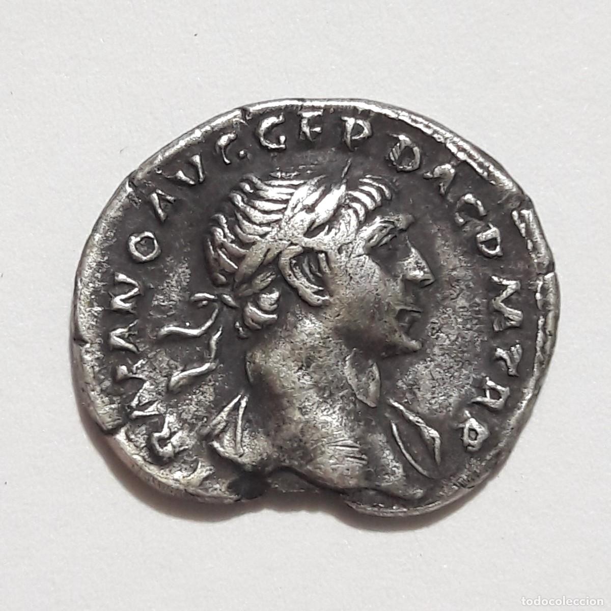 Monedas Imperio romano: Denario Trajano 98-117 DC - Foto 1