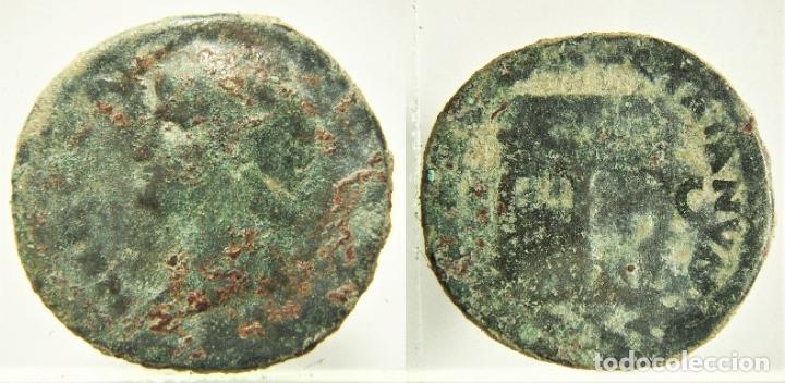 Monedas Imperio romano: MONEDA DEL EMPERADOR NERON AS - Foto 1