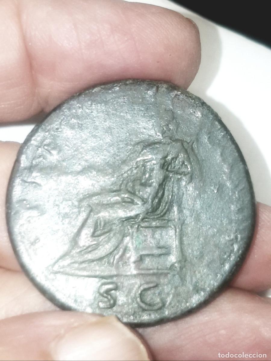 Monedas Imperio romano: TRAJANO. BELLO SESTERCIO.SIGLO II DC - Foto 2