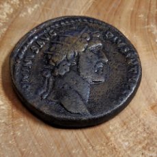 Monedas Imperio Romano: DUPONDIO ROMANO EMPERADOR ANTONINO PIO.EXTRAORDINARIO ESTADO CONSERVACION