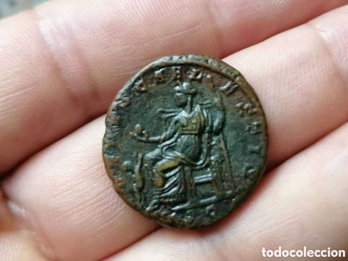 Monedas Imperio romano: AS DE JULIA SOAEMIAS - VENVS CAELESTIS - Foto 4