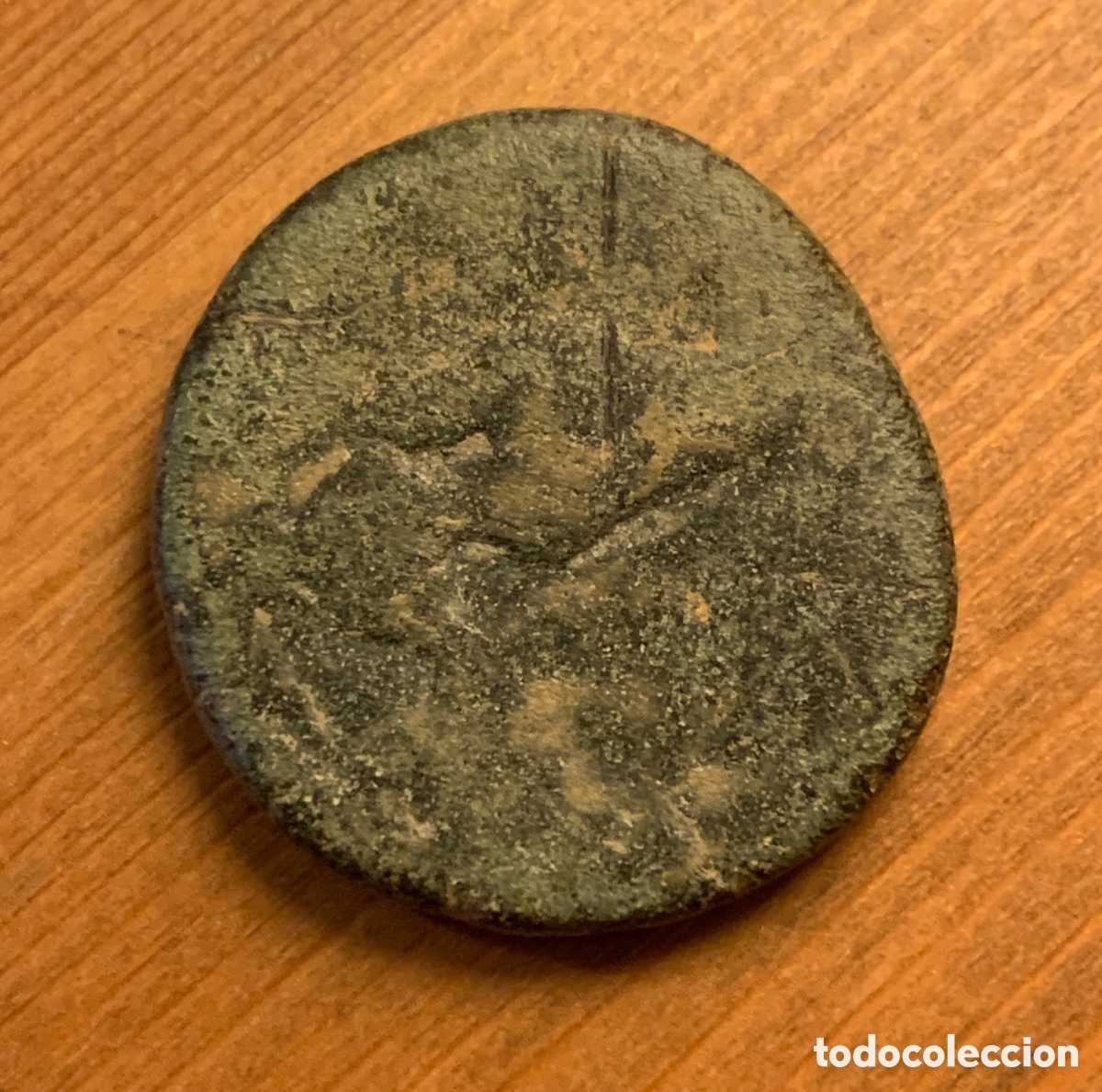 Monedas Imperio romano: Moneda Sestercio de Antonino Pio. 158-159 dc. BC. - Foto 2