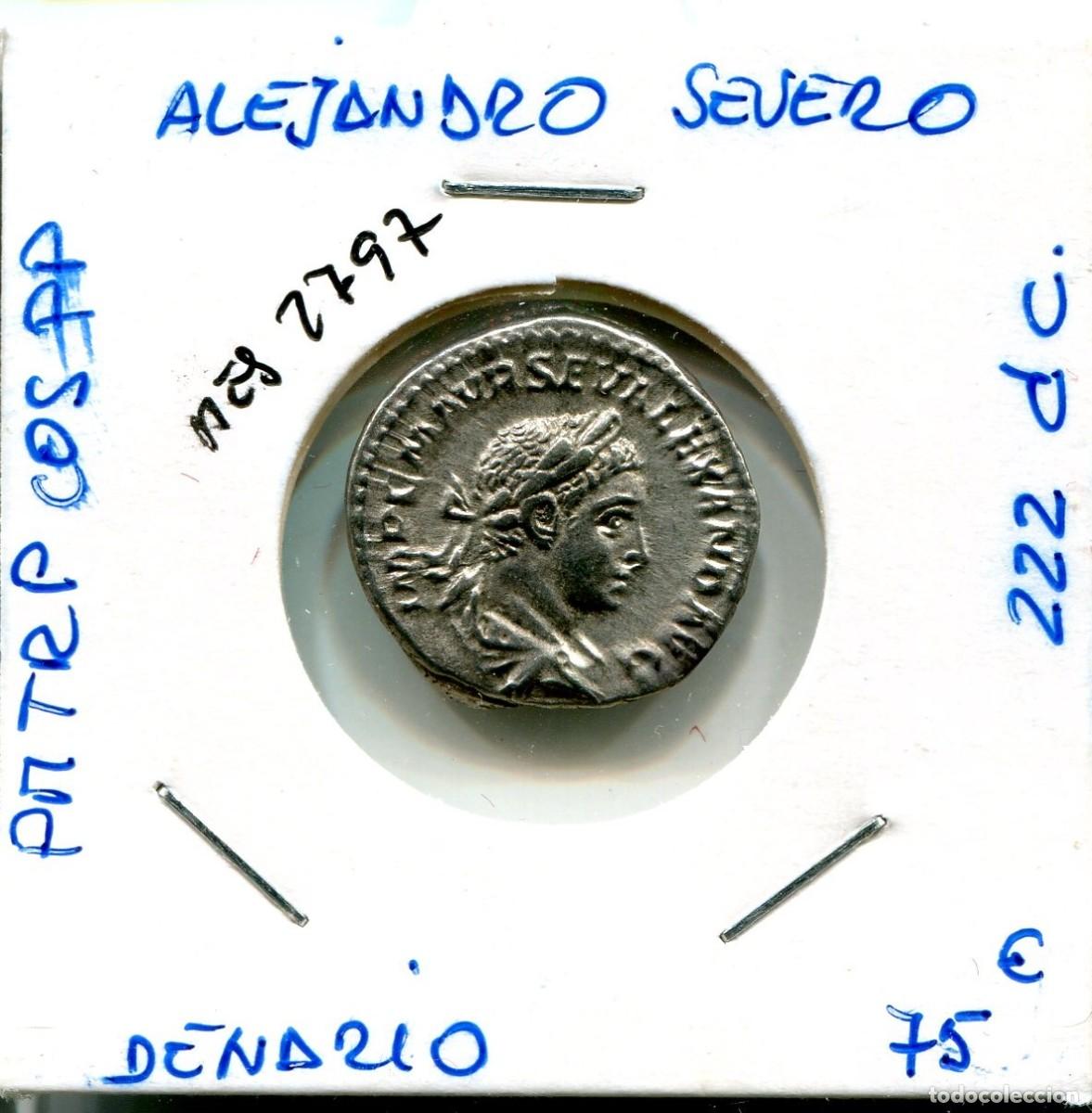 Monedas Imperio romano: DENARIO ALEJANDRO SEVERO 222 d.c ( MES2797 ) - Foto 1