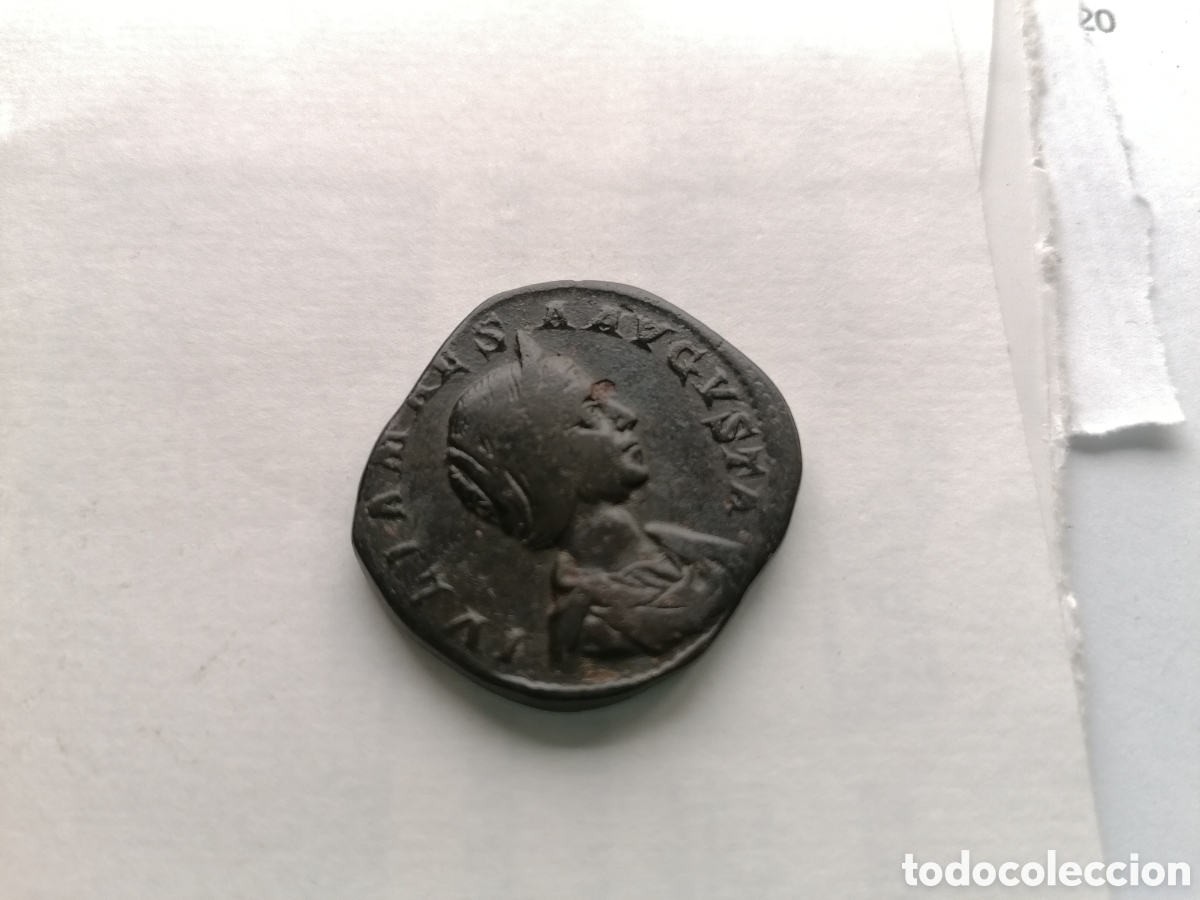 Monedas Imperio romano: SESTERCIO DE JULIA MAESA - Foto 1