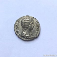 Monedas Imperio Romano: DENARIO JULIA DOMNA ESPOSA SEPTIMIO SEVERO ROMA (196-211) R/ VENUS A IZQ VENERI GENETRICI RIC-578 AR