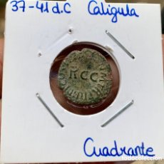 Monedas Imperio Romano: MONEDA ROMANA CALIGULA . CUADRANTE (37-41 D.C)