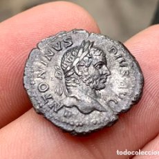 Monedas Imperio Romano: DENARIO PLATA CARACALLA (198-217 D.C)