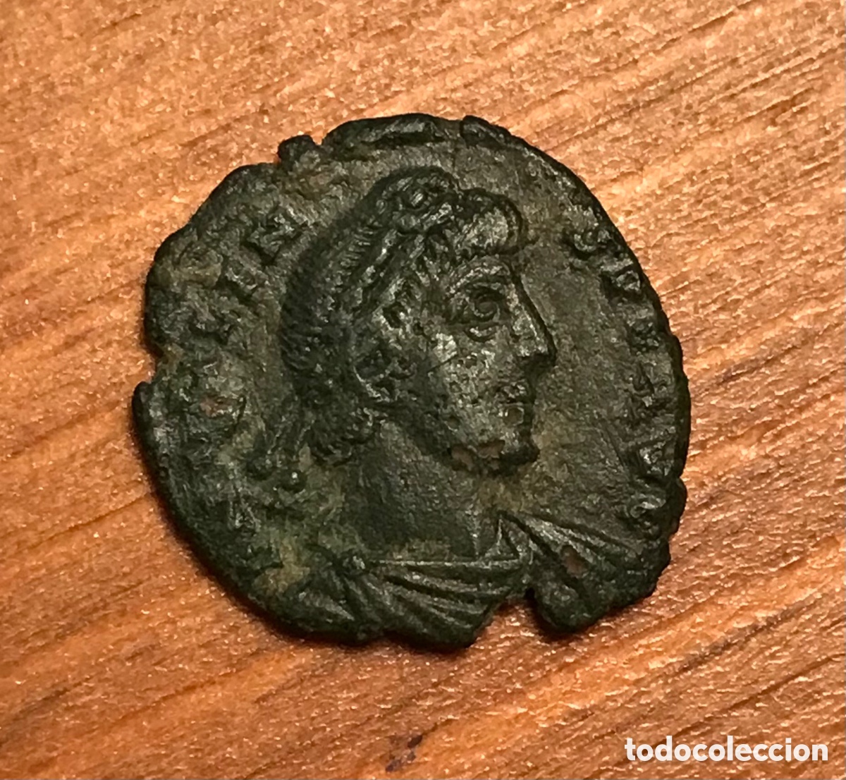 Monedas Imperio romano: Moneda Romana. Valentiniano I. Centenional. 367-375 DC. MBC+ - Foto 1