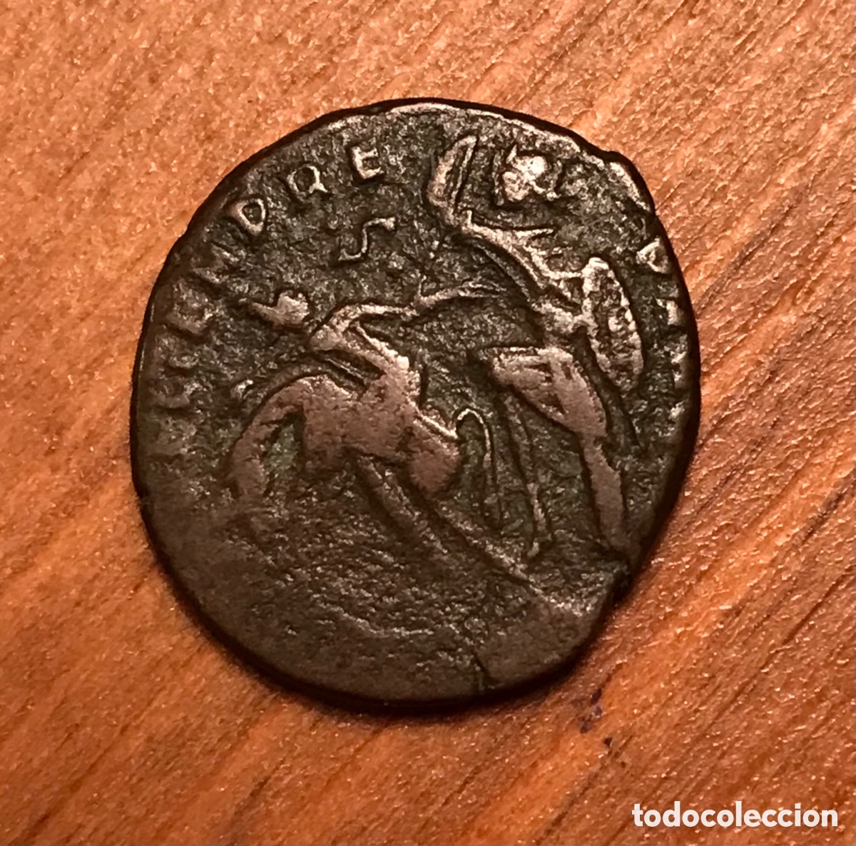 Monedas Imperio romano: Moneda Romana. Constancio II. 348-358 DC. MBC. - Foto 2