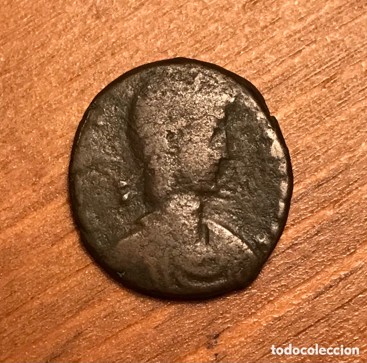 Monedas Imperio romano: Moneda Romana. Constancio II. 348-358 DC. MBC. - Foto 1