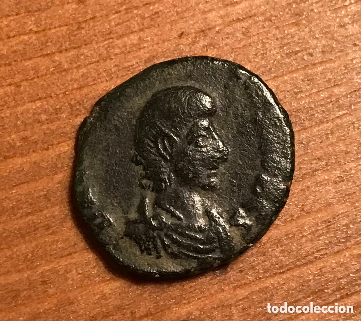 Monedas Imperio romano: Moneda Romana. Constancio II. 348-358 DC. MBC+. - Foto 1
