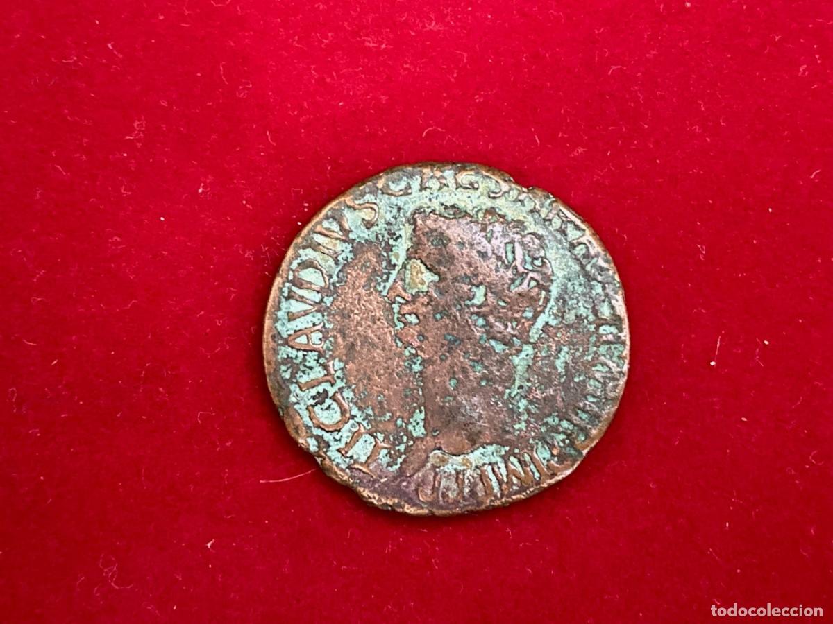 Monedas Imperio romano: As de Claudio reverso Libertas - Foto 1