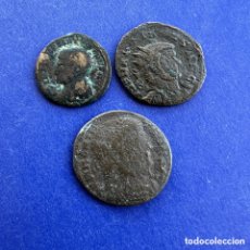 Monedas Imperio Romano: LOTE DE 3 MONEDAS ROMANAS
