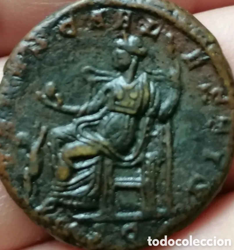 Monedas Imperio romano: AS DE JULIA SOAEMIAS - VENVS CAELESTIS - Foto 2