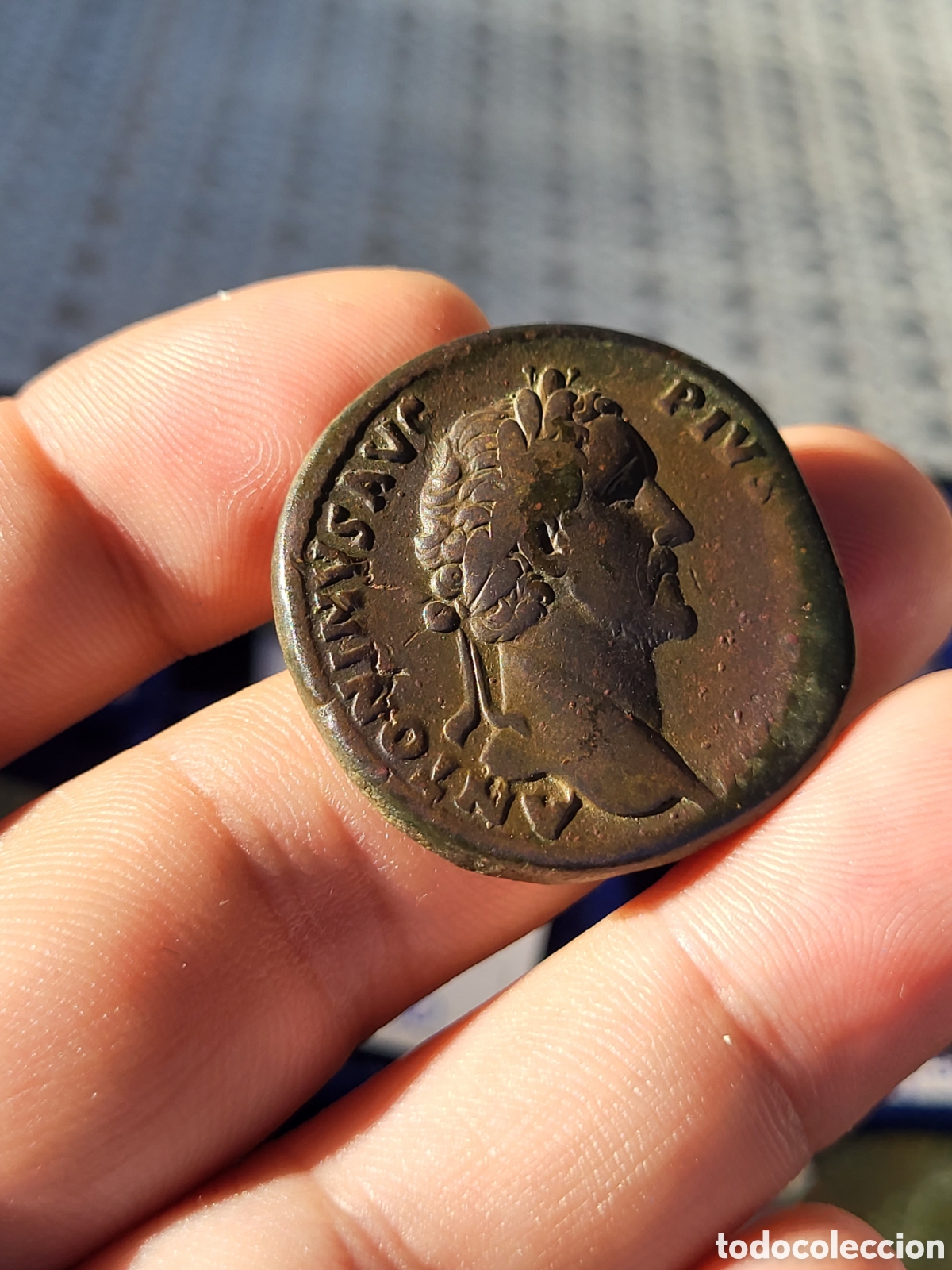 Monedas Imperio romano: SESTERCIO ANTONINO PIO - Foto 3