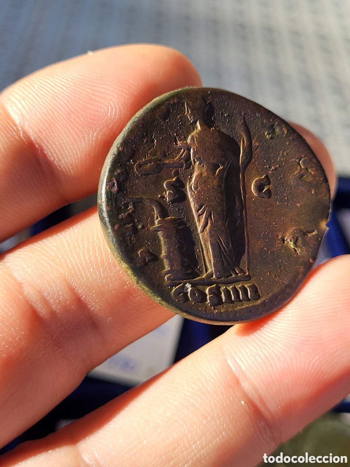 Monedas Imperio romano: SESTERCIO ANTONINO PIO - Foto 6